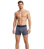 Lot de 3 boxers PUMA Basic pour homme, sous-vêtements en coton 100003547 4471 Citron vert/Gris/Bleu foncé