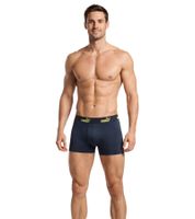 Lot de 3 boxers PUMA Basic pour homme, sous-vêtements en coton 100003547 4471 Citron vert/Gris/Bleu foncé