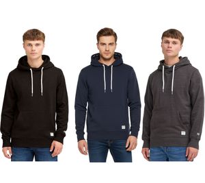 Classic SOLID SDChap Men's Hoodie 21301306ME-1940 in Black, Blue, or Gray