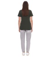 Paquete de 10 polos ELEVATE Helios para mujer, algodón, tejido piqué, 180 g/m², 3810770, verde militar oscuro