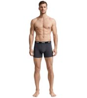 2-Pack Jeep Basic Boxer Shorts for Men, Cotton Underwear I101545-001, Black, Dark Gray, or Dark Blue