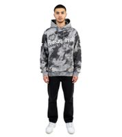 Sweat à capuche homme décontracté, imprimé tie-dye tendance et coupe ample 19112 Anthracite