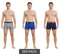 Pack de 3 bóxers básicos PUMA para hombre, de algodón, 100003547 005, azul/gris/azul marino