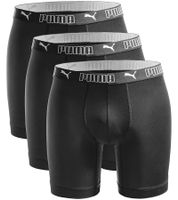 Lot de 3 boxers longs PUMA pour homme, noir, réf. 701227283 001