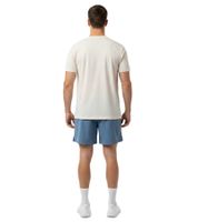 Completo sportivo da uomo ON THAT ASS Dylan, composto da 2 pezzi, con maglietta e pantaloncini, colore beige/blu.