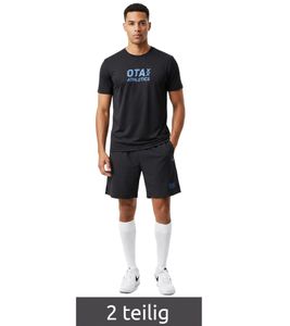 Ensemble de sport 2 pièces ON THAT ASS Armand pour homme, tenue de gym performante avec t-shirt et short noir