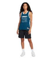 Canotta da basket da donna NIKE Jordan Jersey 23 con tessuto a rete, modello FN6687-457, blu