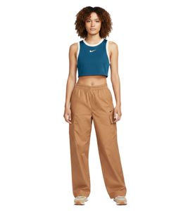 NIKE Sportswear Essential Woven Women's Cargo Pants with Ripstop Fabric, Cotton Trousers FV7643-224 Brown