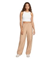 Pantalon cargo femme Nike Trend en tissu tissé avec cordons de serrage élastiques aux chevilles, style décontracté HJ3982-200 Beige