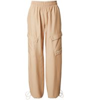 Pantalones cargo de mujer Nike Trend Cargo Woven con cordón elástico en los tobillos, pantalones casuales HJ3982-200 Beige