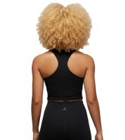 Timeless NIKE Jordan Sport Body Con Women's Crop Top Tank Top with DryFit Sports Shirt Training Shirt FN5156-010 Black