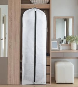 Atmungsaktiver Luk-Aves Kleidersack für Brautkleider Kleider-Beutel 180cm Weiß