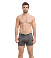 Pack de 3 bóxers básicos PUMA para hombre, ropa interior de algodón 701218254 007 Gris/Gris claro
