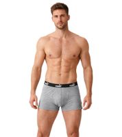 Pack de 3 bóxers básicos PUMA para hombre, ropa interior de algodón 701218254 007 Gris/Gris claro