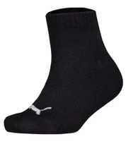 Lot de 7 paires de chaussettes PUMA Kids en coton mi-mollet pour filles et garçons, coutures plates, référence 701222092 002, coloris noir/blanc/gris