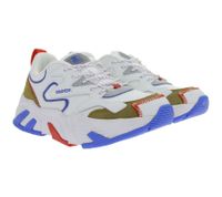 Extravagant STARTER Buffalo Men's Sneakers with Genuine Leather and Suede - Retro Sneakers in 90s Style SMB102321 White/Multicolor, Black, or White