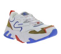 Extravagant STARTER Buffalo Men's Sneakers with Genuine Leather and Suede - Retro Sneakers in 90s Style SMB102321 White/Multicolor, Black, or White