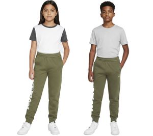 Pantalon de jogging NIKE Jordan Flight MPV pour enfants, confortable et élégant, avec logo Jordan, en coton, pour filles et garçons, vert 95D229-E6F