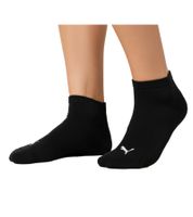 5 Pairs of PUMA Unisex Sneaker Cotton Socks with Flat Seams 100003751 001 Black