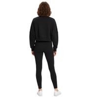 Sweat-shirt court adidas Essentials pour femme, coupe décontractée, en coton noir (IW0953)