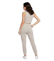 Débardeur court intemporel NIKE Sportswear Essentials pour femme, modèle FB8279-019, beige