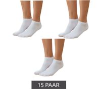 15 paires de chaussettes pour femmes, 90 deniers, opaques et chaudes en coton, blanches