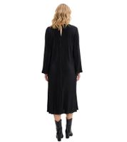 Timeless Women's Midi Dress, Long-Sleeved Dress with Crinkle Effect, Sheath Dress, Business Dress 932812 Black