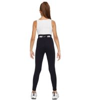 Comfortable NIKE Kids' Leggings High-Waisted Cotton Tracksuit Bottoms FN7779 Black