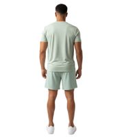 2-Piece ON THAT ASS Zane Men's Workout Set, Gym Outfit with T-Shirt & Shorts, Green