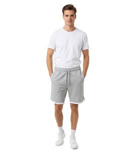 Soft SCOTCH & SODA Men's Cotton Sports Shorts, Fitness Shorts SSSP25M269727 033 Light Gray