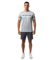 Modern ON THAT ASS Matic Men's Sports T-Shirt Fitness Performance Shirt with Stylish Design Gray