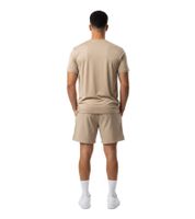 2-teiliges ON THAT ASS Reno Herren Sport-Set Performance Set Gym Outfit mit T-Shirt & Shorts Khaki