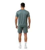 2-teiliges ON THAT ASS Reno Herren Sport-Set Trainings-Set Gym Outfit mit T-Shirt & Shorts Grün