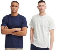 klassisches 11 PROJECT PRNobbi Herren T-Shirt mit Rundhals Shirt 20716203ME in Blau oder Weiß