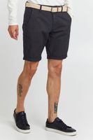 klassische 11 PROJECT PRFribus Herren Chino Shorts inkl. Gürtel mit Knopf und Reißverschluss Shorts 20714807ME in Blau, Schwarz oder Grau