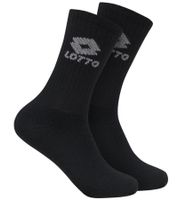 10 Pairs of LOTTO Sport Socks for Men and Women - Training Socks, Tennis Socks, Cotton Socks - White, Gray, or Black