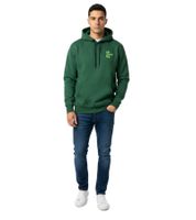 ON THAT ASS Duke Herren Hoody Kapuzen-Pullover Baumwoll-Sweater mit Kängurutasche Fleece gefüttert Hoodie Grün