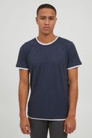 Classic 11 PROJECT PRVenanzio Men's Crew Neck T-Shirt 20714124ME in Blue, Dark Gray, or Gray