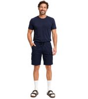 klassische FQ1924 FQHenry linen Herren Leinenshorts mit Reißverschluss Shorts 21900624 in Beige oder Dunkelblau