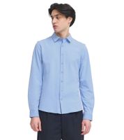 Classic CASUAL FRIDAY CFFolke LS Men's Long-Sleeve Business Shirt with Button Placket 20505638 Light Blue, White, or Dark Blue