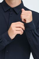 Classic CASUAL FRIDAY CFFolke LS Men's Long-Sleeve Business Shirt with Button Placket 20505638 Light Blue, White, or Dark Blue