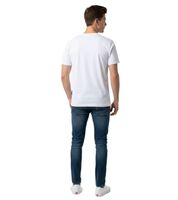 farbenfrohes Formula E Herren T-Shirt Baumwoll-Shirt mit buntem Formula E Logo Sommer-Shirt 701223579 Weiß/Blau oder Weiß/Pink/Gelb