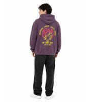 ON THAT ASS Steven Hoody Herren Kapuzen-Pullover Baumwoll-Sweater mit Kängurutasche Hoodie Lila