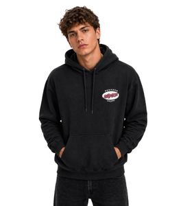 ON THAT ASS Vince Herren Hoody Kapuzen-Pullover Baumwoll-Sweater mit Kängurutasche Hoodie Schwarz