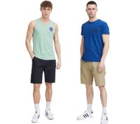 Classic BLEND Men's Chino Shorts with Zipper, 20716711, Black or Beige