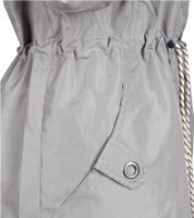 Timeless Wedolina Linda Women's Transitional Jacket, Short Coat with Detachable Hood, Sporty Spring Jacket, Peach-Orange or Light Gray