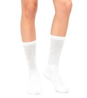 3 Pairs of Circulation-Friendly SOCKSWEAR Diabetic Socks for Women and Men, Cotton Socks with Comfort Cuff, White, Black, or White/Gray