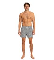 klassisches 3er Pack TRUE style Herren Boxershorts nachhaltige Web-Boxershorts Baumwoll-Shorts 8975684 Dunkelblau/Blau-kariert/Blau-Weiß-gestreift