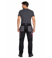 Einhell Men's Lined Work Trousers with 7 Pockets, Thermal Workwear, Black/Gray