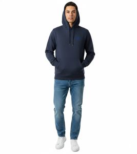 weicher ON THAT ASS Arcano Hoodie Herren Baumwoll-Sweater mit Fleece-Innenfutter Navy-Blau